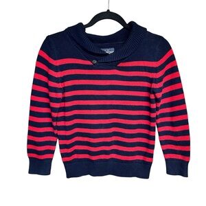OshKosh B'gosh Navy and Red Striped Knit